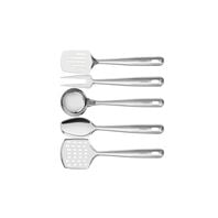 Tramontina Extrata stainless steel utensil set with wall mount, 5 pc set