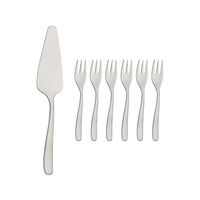 Jogo para torta Tramontina Maresias  a&ccedil;o inox 7 p&ccedil;. Cor Inox - SKU 66902606 - 1 image number 0