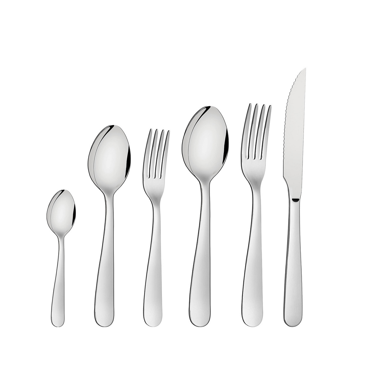 Faqueiro Tramontina Cambori&uacute; em A&ccedil;o Inox com Facas para Churrasco 36 Pe&ccedil;as Cor Inox - SKU 66904790 - 2 image number 1