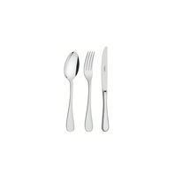 Tramontina Classic stainless steel flatware set with forged table knives, mirror finish, without case, 101 pc set