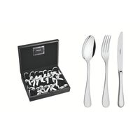 Faqueiro Tramontina Classic Prata em Aço inox com Revestimento em Prata com Estojo de Madeira 101 Peças Cor Inox - SKU 66928855 - 1 image number 0