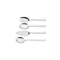 Tramontina Berlin Brilho stainless steel utensil set with mirror finish, 4 pc set