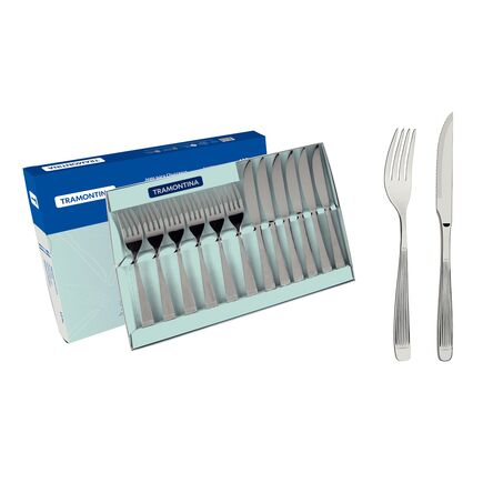 Jogo para Churrasco Tramontina Athenas em Aço Inox 12 Peças