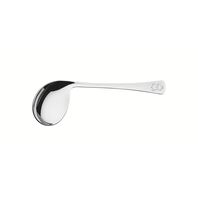 Tramontina Baby Friends stainless steel curved spoon for children with shiny finish and relief design