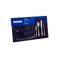 Faqueiro Tramontina Zurique em Aço Inox com Facas de Mesa Acabamento Alto Brilho 24 Peças Cor Inox - SKU 66986000 - 5 image number 4