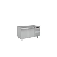 Refrigerated counter without work counter, 2 doors 1352x680 mm