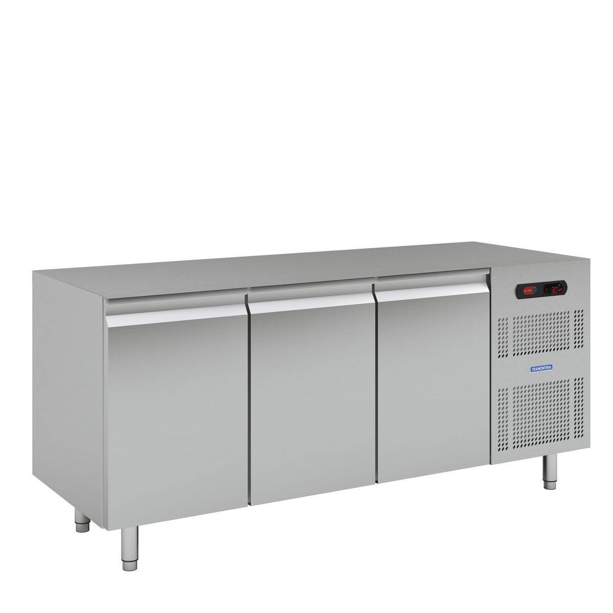Freezer counter without work counter, 3 doors 1805x680 mm