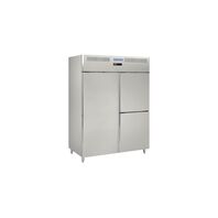 Refrigerador Profissional Tramontina, 1 porta inox e 1 porta inox bipartida 1500x820mm