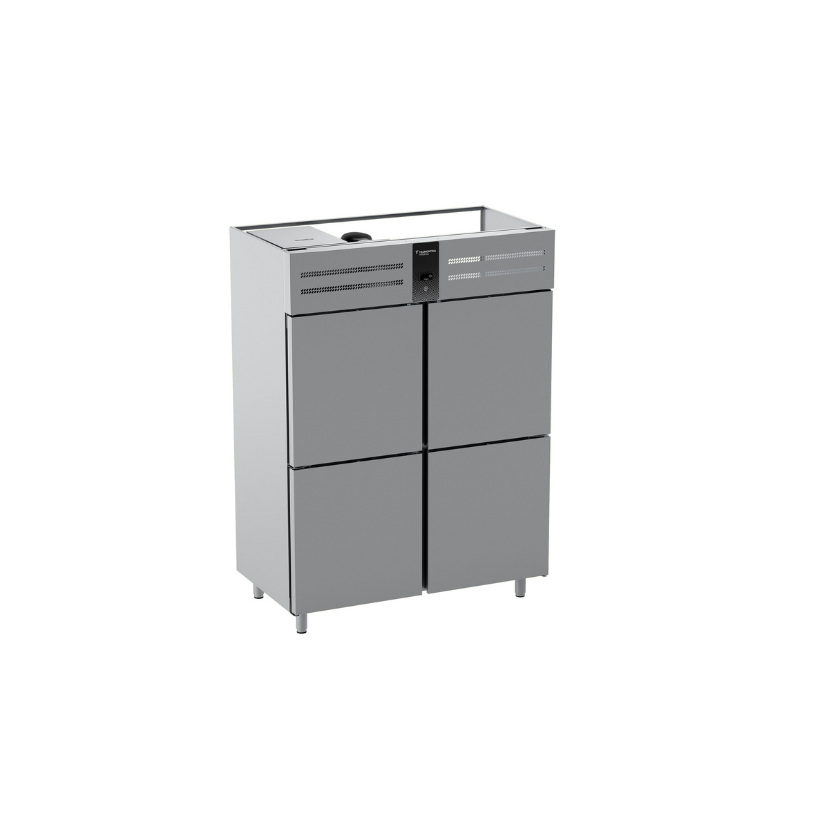 Refrigerador Profissional Tramontina em Aço Inox 2 Portas Bipartidas