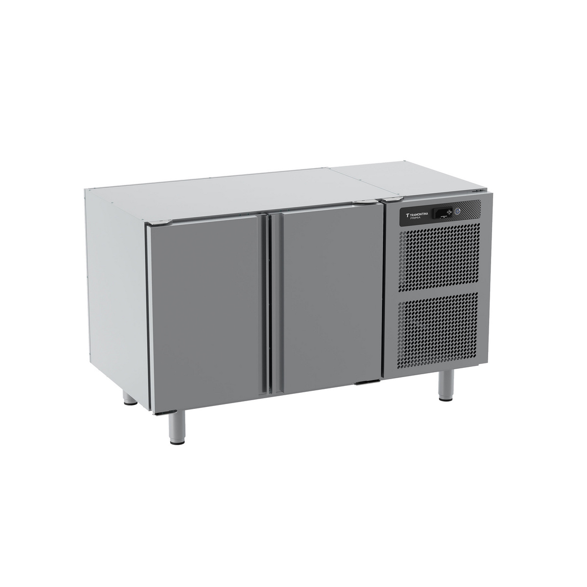 Balcão Refrigerado Tramontina em Aço Inox Sem Tampo 2 Portas 1350x690 mm