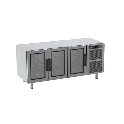 Balcão Refrigerado Tramontina 3 Portas de Vidro em Aço Inox 368 L 270 W 220 V