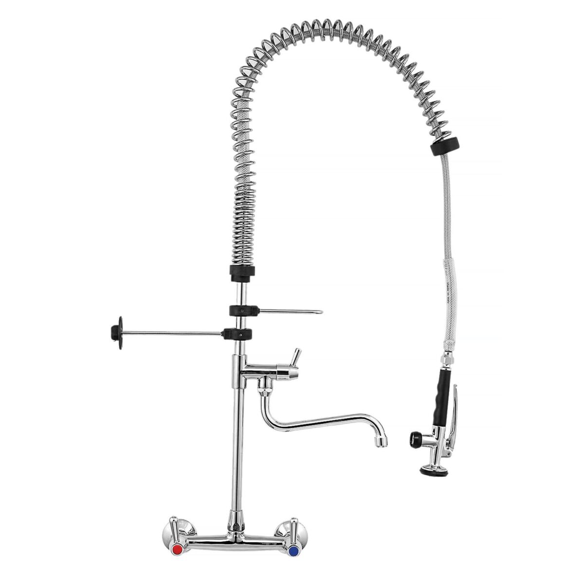 Tramontina Sprayer with Mixer and Auxiliary Tap with Wall Mounting