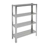 304 AISI Stainless Steel Perforated Shelving 900x480mm