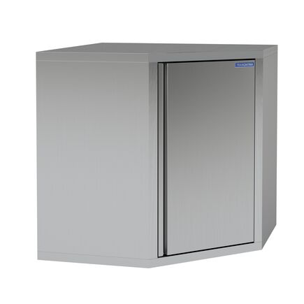 Armário suspenso Tramontina de canto com portas de abrir, 1 prateleira ajustável 700x700mm