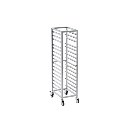 Carrinho Cantoneira porta GNs aço inox Tramontina, 16 GNs 2/1
