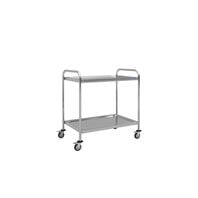 2-Tier Stainless Steel Trolley, 830x530 mm