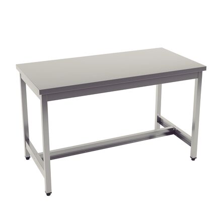 Mesa de Centro Tramontina em Aço Inox 1900x600mm