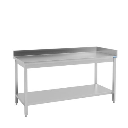Mesa de Canto Direito Tramontina com Prateleira Inferior 800x600mm