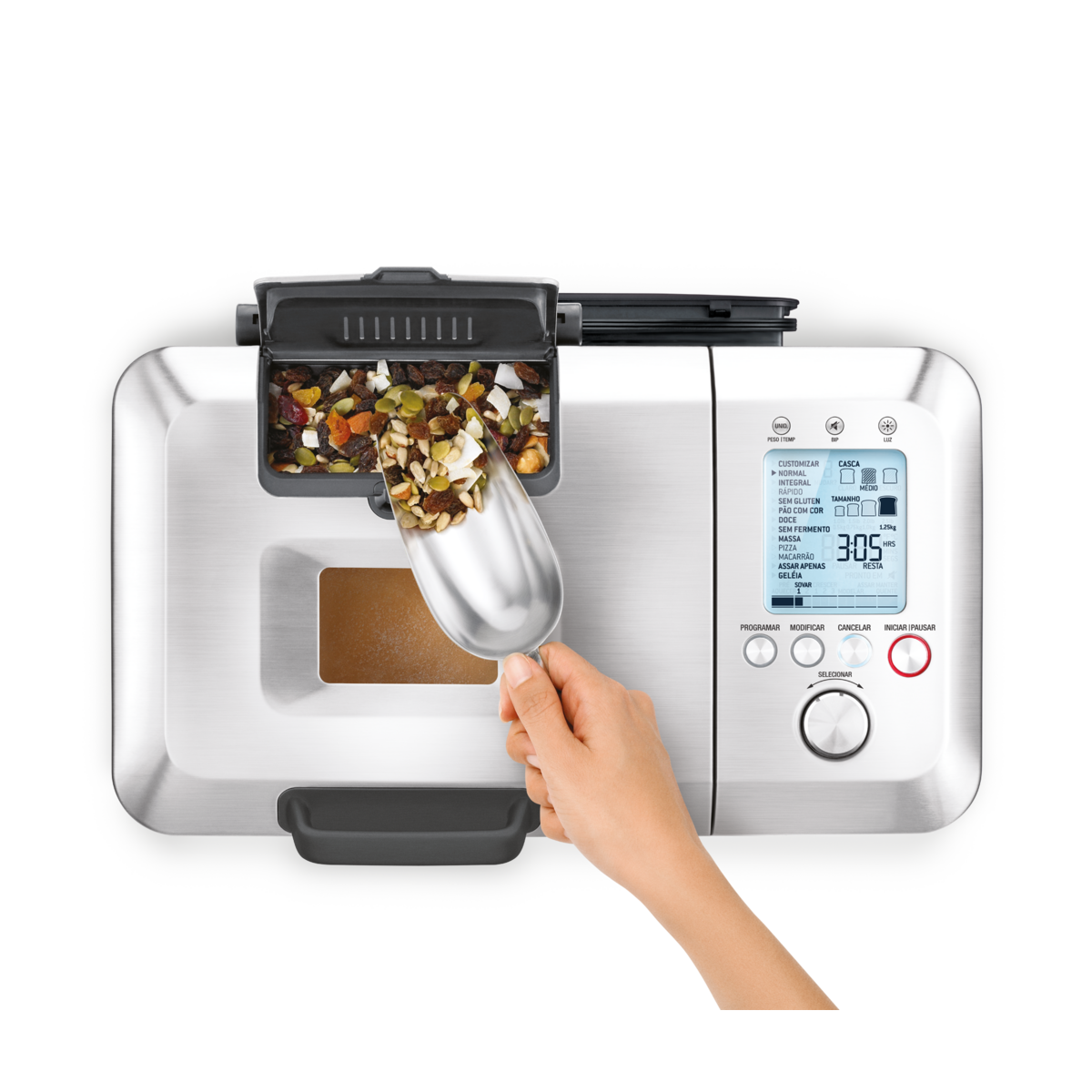 Panificadora Tramontina by Breville Pan Express em Aço Inox com Timer