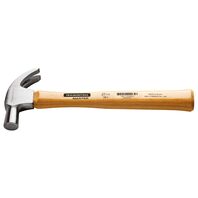 27 mm polished wood handle claw hammer