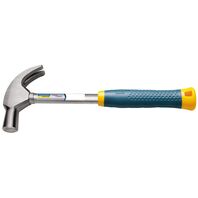 27 mm polished tubular steel handle claw hammer
