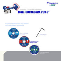 Multicortadora 3" 20V Tramontina by Total - Sem Bateria e Carregador - SKU 42306006 - 3 image number 2