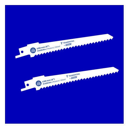 L&acirc;minas para Serra Sabre para Madeira e Pl&aacute;sticos Tramontina by Total - 2 pe&ccedil;as - SKU 42312012