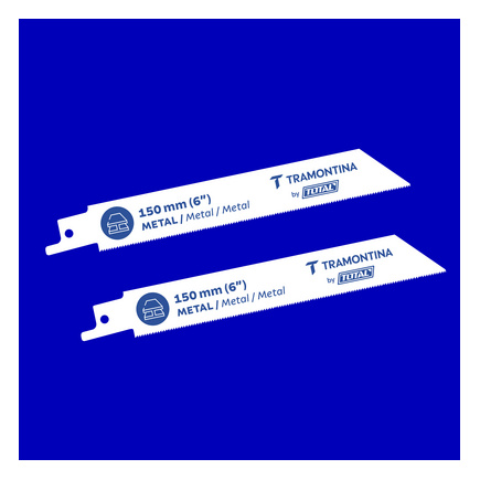 Lâminas para Serra Sabre para Metal Tramontina by Total - 5 peças