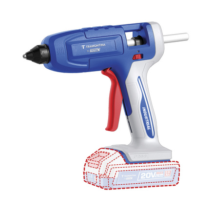 Pistola de Cola Quente 20V Tramontina by Total - Sem Bateria e Carregador - SKU 42314005