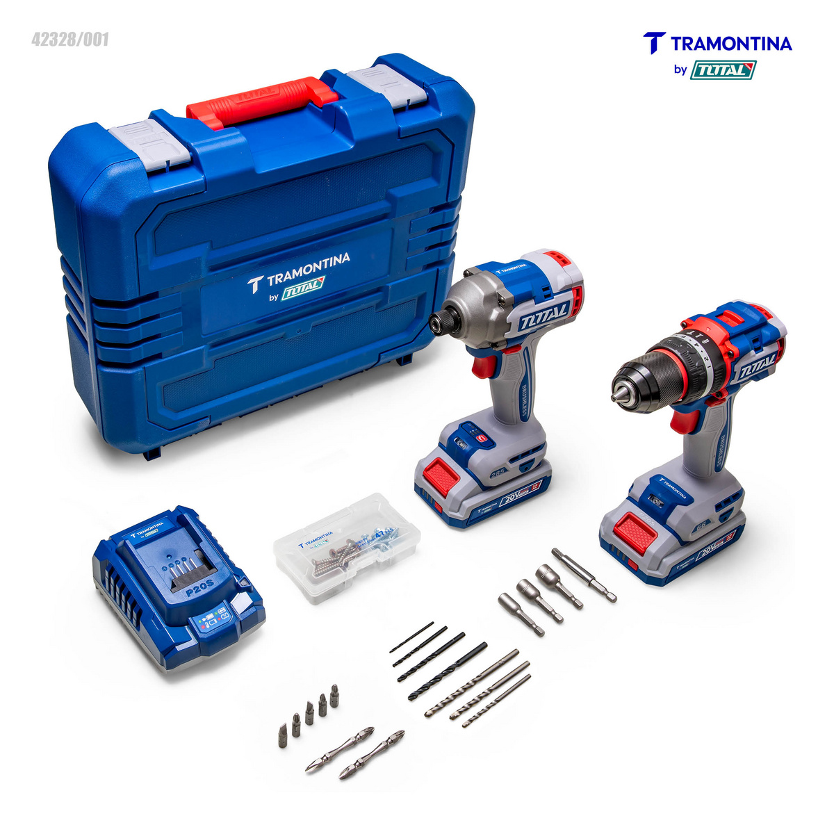 Kit Parafusadeira/Furadeira de Impacto 20V 66 N.m + Parafusadeira de Impacto 20V 285 N.m Tramontina by Total - SKU 42328001 - 5 image number 4