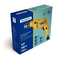 Furadeira de Impacto Tramontina 500 W 220 V 3/8" com Sistema de Revers&atilde;o de Rota&ccedil;&atilde;o - SKU 42362220 - 3 image number 2
