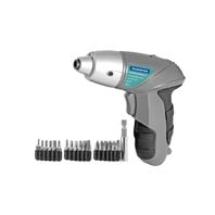 Tramontina 1/4" 3.6 V Ni-Cd cordless screwdriver for household use, 21 pieces