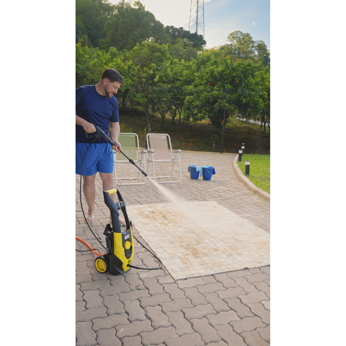 Lavadora de Alta Pressão 1400 W Tramontina MASTER para Uso Eventual com Mangueira Alta Pressão 3 m Jato Regulável 1600 psi  220 V - SKU 42550022 - 14 image number 13