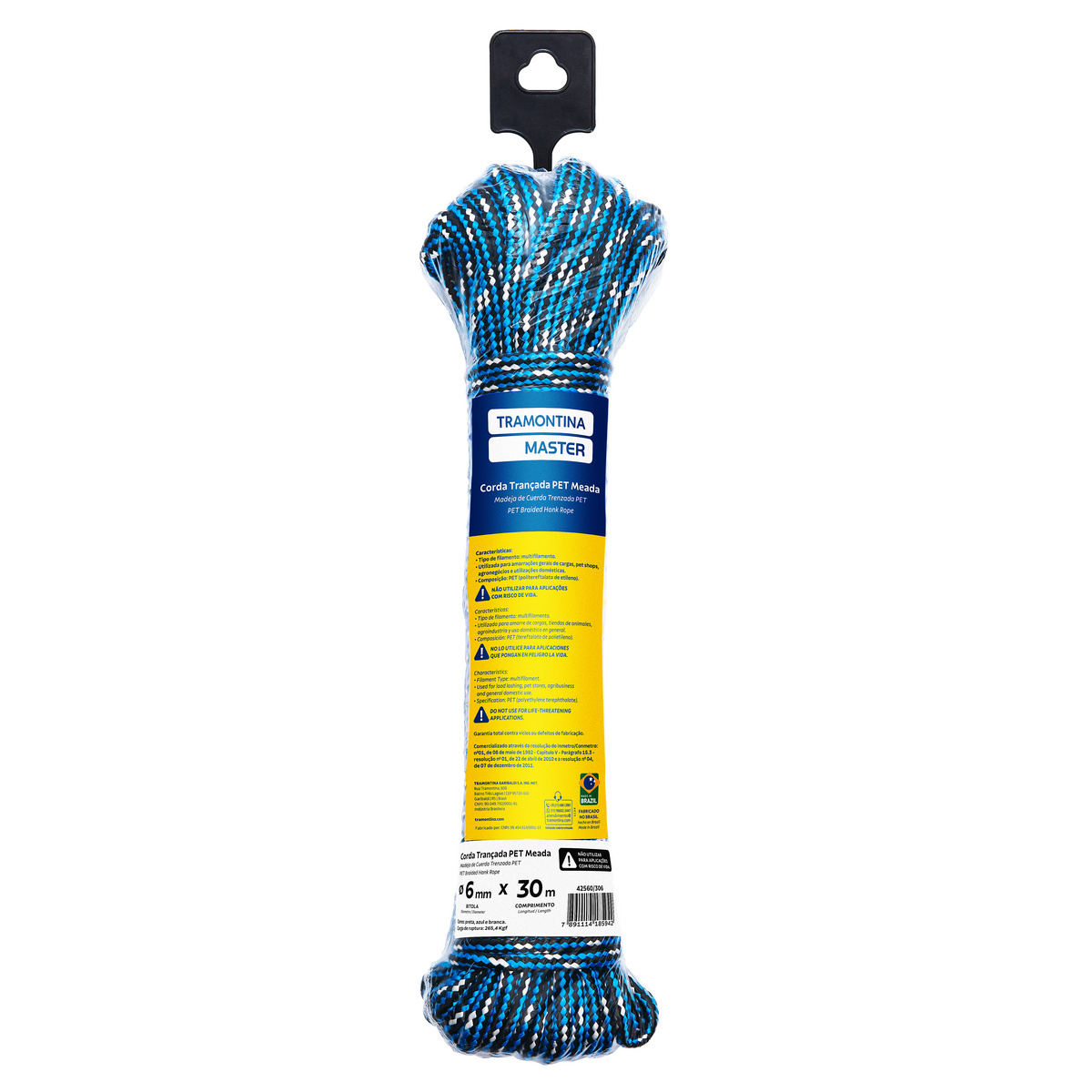 Corda Trançada PET Meada 6 mm x 30 m Tramontina MASTER - SKU 42560306 - 1 image number 0