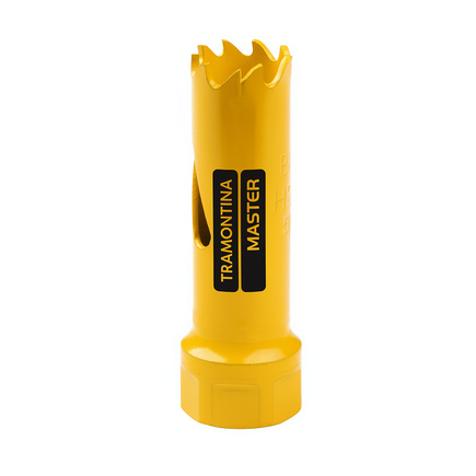 Serra Copo Bi-Met&aacute;lica 17 mm 11/16" Tramontina MASTER com Dentes em A&ccedil;o R&aacute;pido HSS - SKU 42620017 - 1