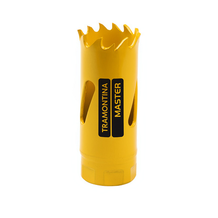 Serra Copo Bi-Met&aacute;lica 27 mm 1.1/16" Tramontina MASTER com Dentes em A&ccedil;o R&aacute;pido HSS - SKU 42620027 - 1