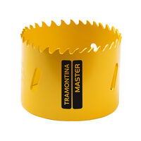 Serra Copo Bi-Met&aacute;lica 57 mm 2.1/4" Tramontina MASTER com Dentes em A&ccedil;o R&aacute;pido HSS - SKU 42620057 - 1