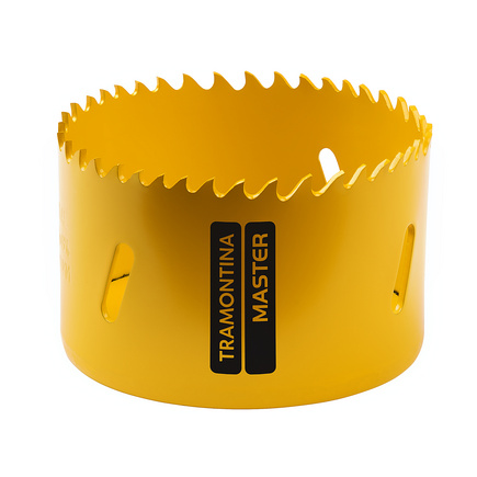 Serra Copo Bi-Met&aacute;lica 98 mm 3.7/8" Tramontina MASTER com Dentes em A&ccedil;o R&aacute;pido HSS - SKU 42620098 - 1
