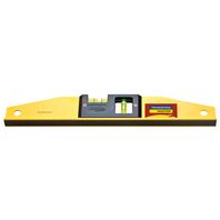 12" Aluminum magnetic level with two vials
