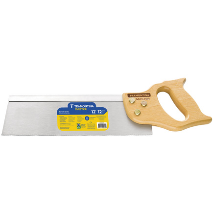 Serrote Costa Profissional Tramontina MASTER 12" com 12 Dentes por Polegada em A&ccedil;o Carbono com Cabo de Madeira - SKU 43285012