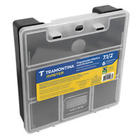 Organizador Pl&aacute;stico 7.1/2" Tramontina MASTER com Tampa Transparente e Divis&oacute;rias - SKU 43804001 - 1 image number 0