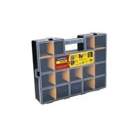 17" plastic organizer case with mobile dividers