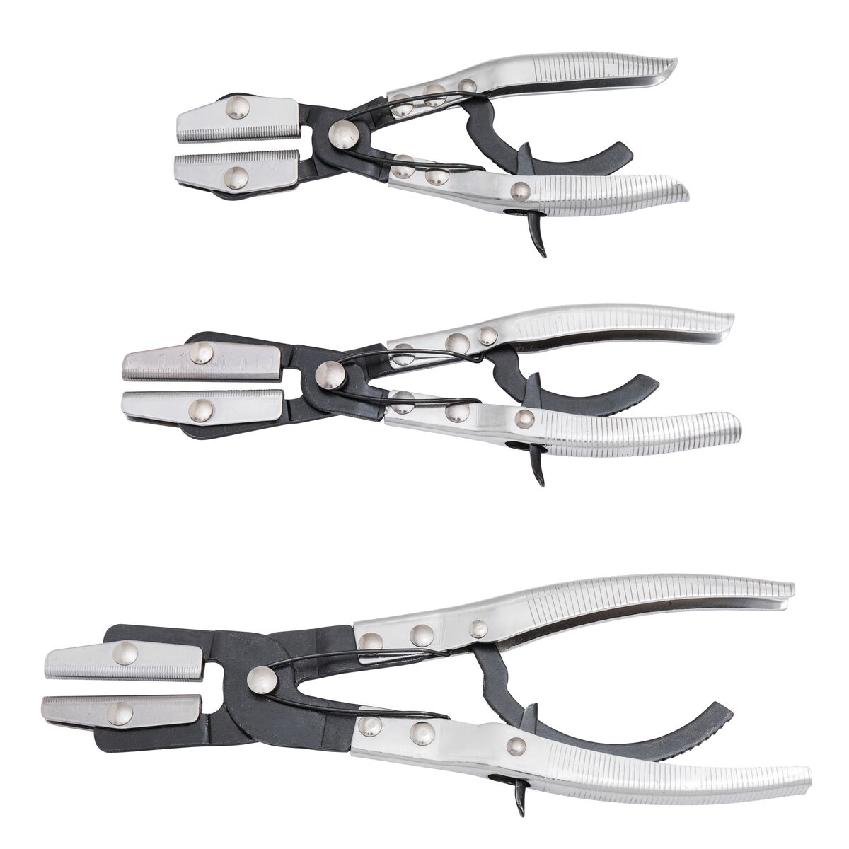 Alicates para Restricción de Flujo - 3 Piezas: 8", 10" y 12" Tramontina PRO