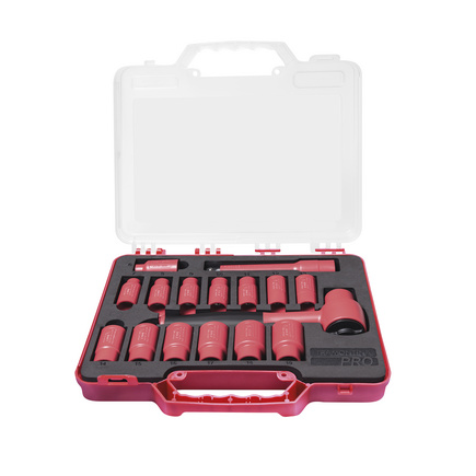 Jogo de Soquetes e Acessórios Isolados IEC 60900 3/8" 16 peças Tramontina PRO