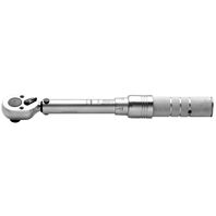 Adjustable clicker torque wrench for bits - 1/4" square drive