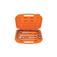 Tramontina PRO 1/2" Millimeters Xtractor Plus Sockets and Accessories Set - 23 Pieces