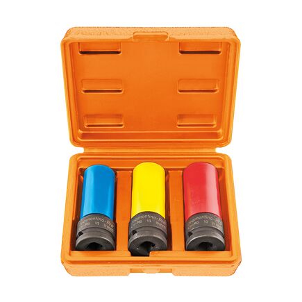 Jogo de Soquetes de Impacto 1/2" 3 Peças Tramontina PRO