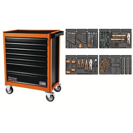 Tramontina PRO 115 Pieces 7 Drawers Tool Cabinet