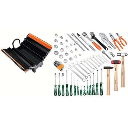 Caja Cargobox con Herramientas 65 Piezas Tramontina PRO