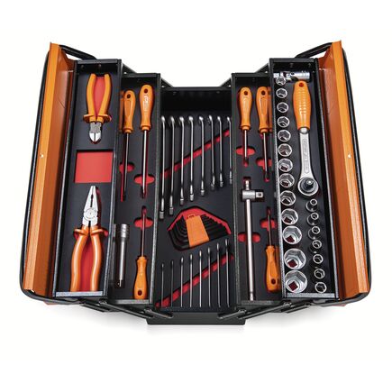 Caja con Herramientas 57 Piezas Tramontina PRO